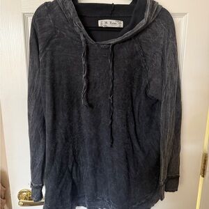 M. Rena Charcoal Hoodie